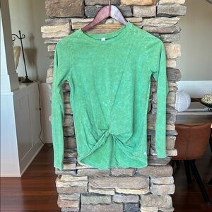 Zella Green Long Sleeve Kids Tee